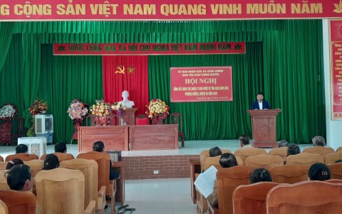 XÃ CÔNG CHÍNH TỔNG KẾT CÔNG TÁC QLNN VỀ TÔN GIÁO NĂM 2024